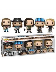 Funko pop estrellas del rock pearl jam pack 5 mike mccready jeff ament eddie vedder matt cameron stone gossard 60042