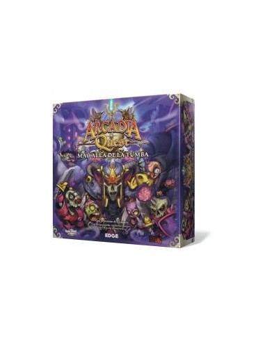 Juego de mesa arcadia quest: mas alla de la tumba pegi 14