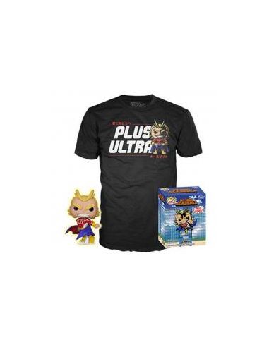 Pop & tee my hero academia all might funko + camiseta talla s ut - 56664s