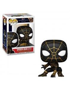 Funko pop marvel spiderman no way home spider - man traje dorado y negro 56827