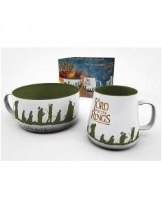 Pack desayuno bol y taza gb eye el señor de los anillos