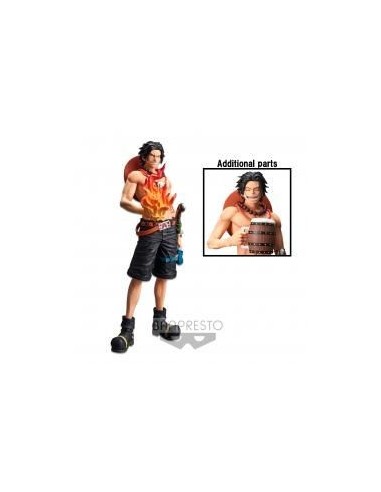 Figura banpresto one piece portgas d.ace grandista