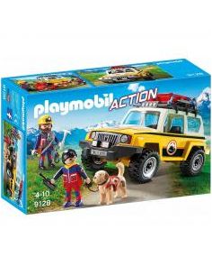 Playmobil vehiculo de rescate en la montaña