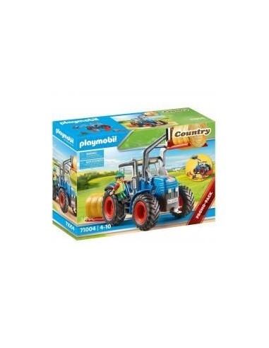 Playmobil gran tractor con accesorios