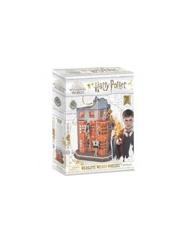 Puzzle 3d world brands harry potter tienda weasly 62 piezas