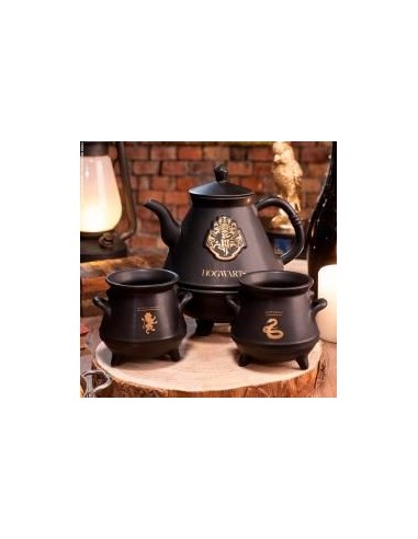 Set tetera y tazas harry potter  calderos de hogwarts