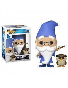 Funko pop disney the sword and the stone merlin el encantador merlin con archimedes 49152