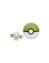 Pokeball jazwares pokemon clip 'n' go rowlet + nest ball