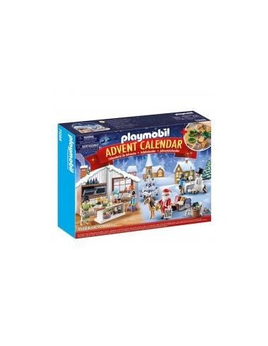 Calendario de adviento playmobil pasteleria navideña