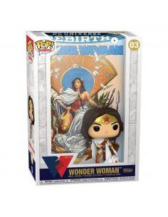 Funko pop dc comics portada comic wonder woman 80th wonder woman rebirth en el trono 55010