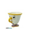 Taza 3d abystyle disney la bella y la bestia -  chip