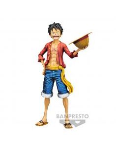 Figura banpresto one piece grandista nero monkey. d. luffy manga dimensions