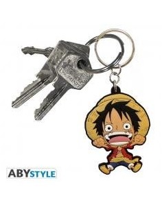 Llavero pvc abystyle luffy super deformed