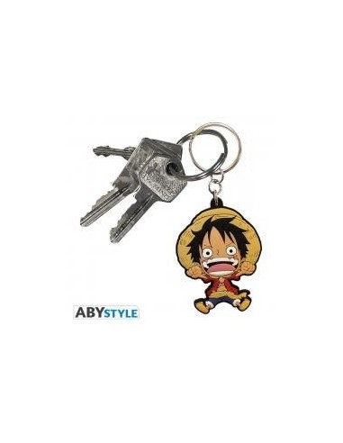 Llavero pvc abystyle luffy super deformed