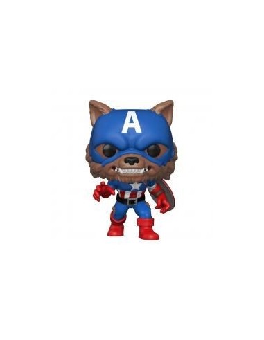 Funko pop marvel capitan america capwolf edicion limitada exclusiva 55506