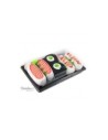 Calcetines rainbow socks sushi makis de salmón gamba y pepino talla l