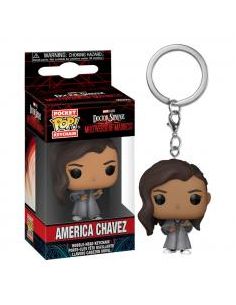 Funko pop keychain llavero marvel doctor strange multiverso de la locura america chavez 62404