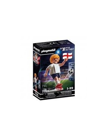 Playmobil jugador de fútbol -  inglaterra