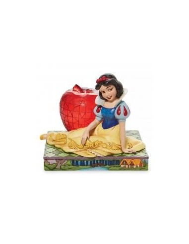 Figura enesco disney blancanieves y los siete enanitos blancanieves con manzana