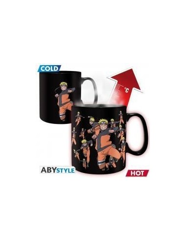 Taza termica abystyle naruto shippuden - ¡kage bunshin no jutsu!