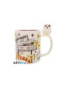 Taza 3d abystyle harry potter hedwig & privet