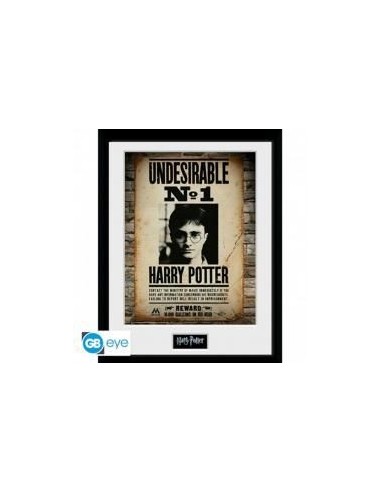 Poster enmarcado gb eye harry potter -  indeseable nº1