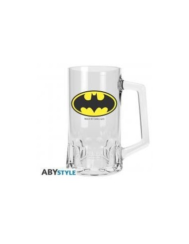 Jarra de cristal dc comics -  batman logo