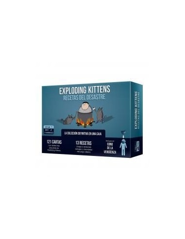 Juego de mesa exploding kittens recetas del desastre pegi 7