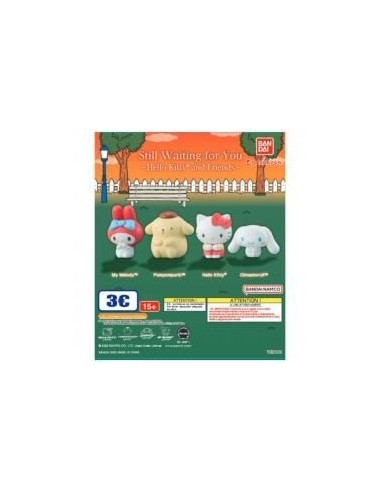 Set bandai gashapon lote 40 articulos sanrio characterse machiboke hello kity