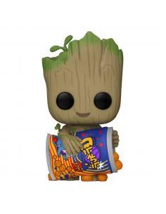 Funko pop marvel guardianes de la galaxia groot with cheese puffs 70654