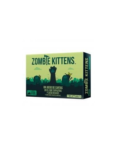 Juego de mesa exploding kittens zombie kittens edad recomendada 7 años