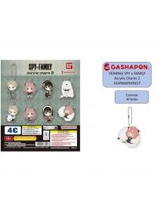 Set gashapon figuras bandai lote 40 articulos spy x family acrylic charm 2