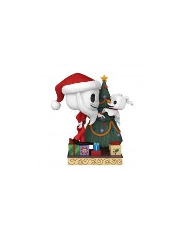 Funko pop deluxe the nightmare before christmas 30th jack & zero con arbol de navidad 72382