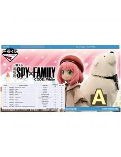 Ichiban kuji banpresto spy x family code: white lote 80 articulos