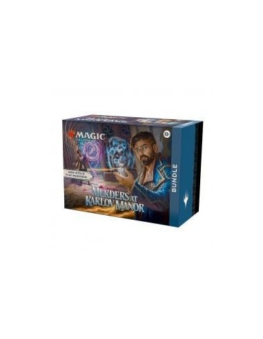 Caja de cartas magic the gathering bundle murders at karlov manor inglés