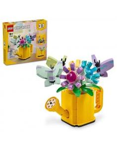 Lego flores en regadera