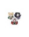 Pack figuras megahouse 3 unidades naruto megacat nyanto! gift incluido