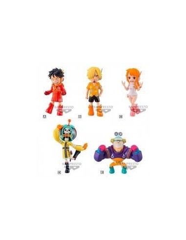 Figura banpresto one piece world collectable egg head 1 de 7cm unidad aleatoria