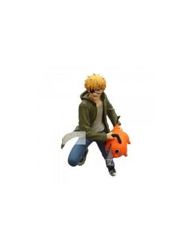 Figura banpresto chainsaw man vibration stars chainsaw man denji y pochita 14cm