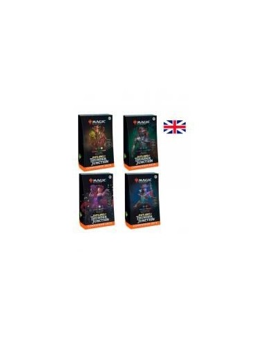 Juego de cartas magic the gathering outlaws of thunder junction mazos de commander caja inglés 1 unidad aleatoria