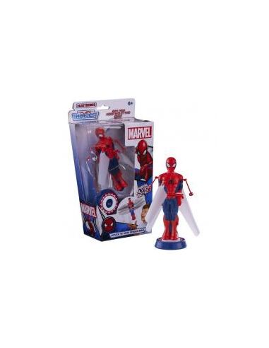 Figura electronica flying heroes marvel spiderman