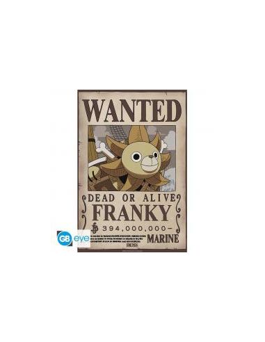 Poster gb eye chibi one piece wanted franky wano