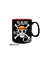 Taza abystyle one piece luffy & skull