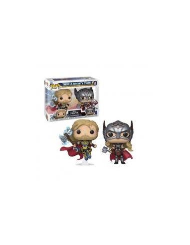 Pack 2 funkos funko pop marvel thor love & thunder thor & migthy thor 63176