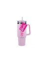 Vaso termo con pajita paladone barbie logo xl 1200 ml