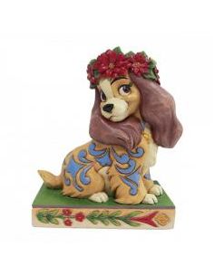 Figura enesco disney la dama y el vagabundo reina