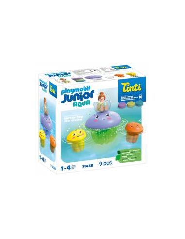 Playmobil junior tinti: familia de medusas de colores