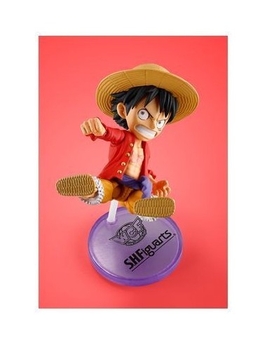 MONKEY D. LUFFY FIG. 7,5 CM ONE PIECE WORLD COLLECTABLE FIGURE X SH FIGUARTS PREMIUM BANDAI