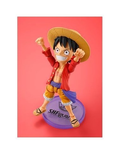 MONKEY D. LUFFY FIG. 7,5 CM ONE PIECE WORLD COLLECTABLE FIGURE X SH FIGUARTS PREMIUM BANDAI