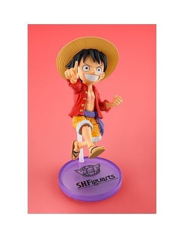 MONKEY D. LUFFY FIG. 7,5 CM ONE PIECE WORLD COLLECTABLE FIGURE X SH FIGUARTS PREMIUM BANDAI